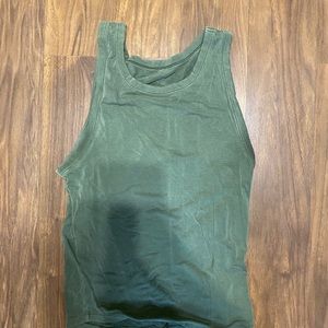 Green tank top
